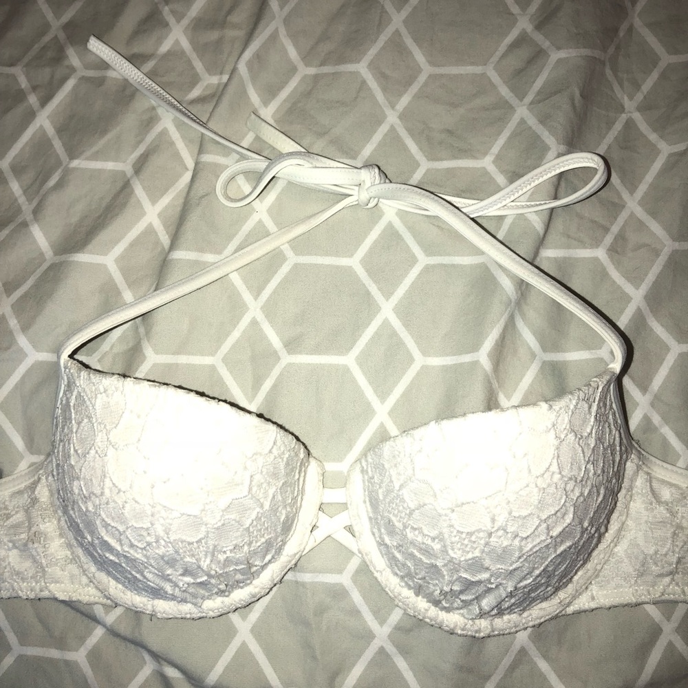 Floral patterned A&F swimsuit top